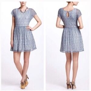 Anthropologie Weston Wear Frothed Dots Tulle Dress